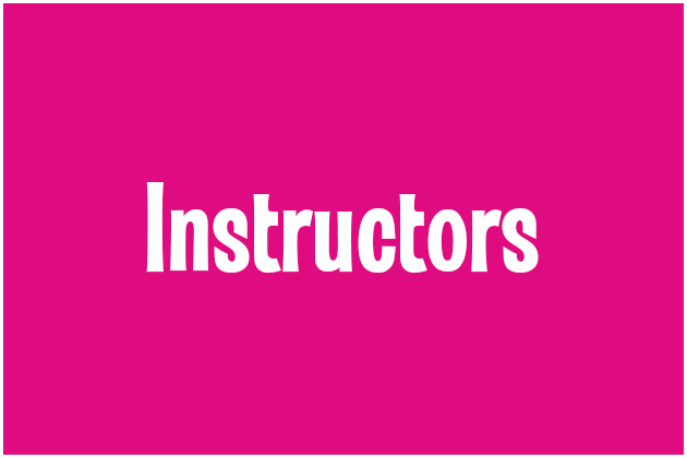 Confirmed Instructors