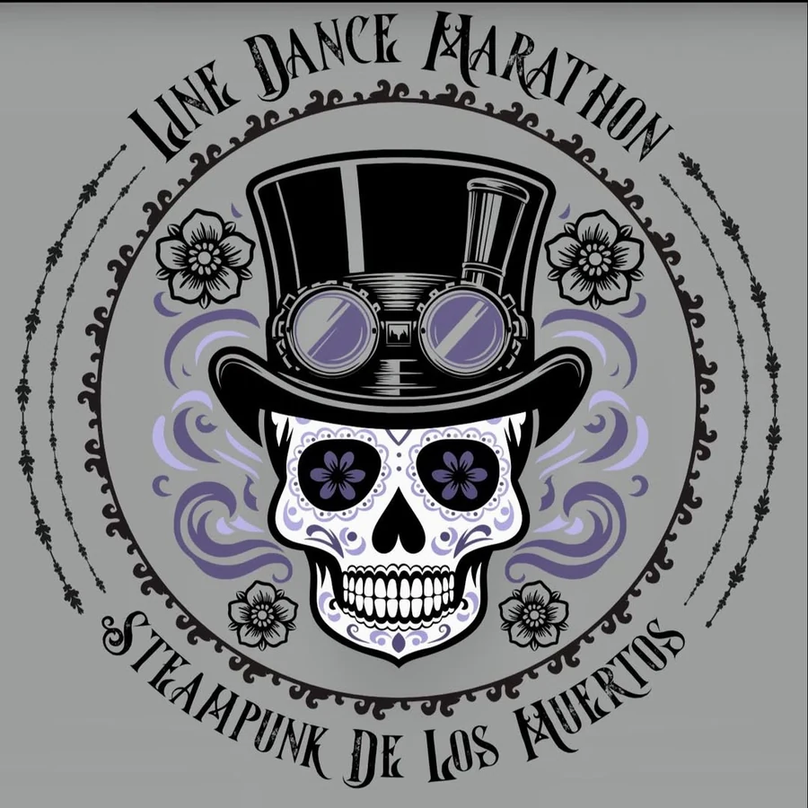 Line Dance Marathon Steampunk De Los Muertos artwork